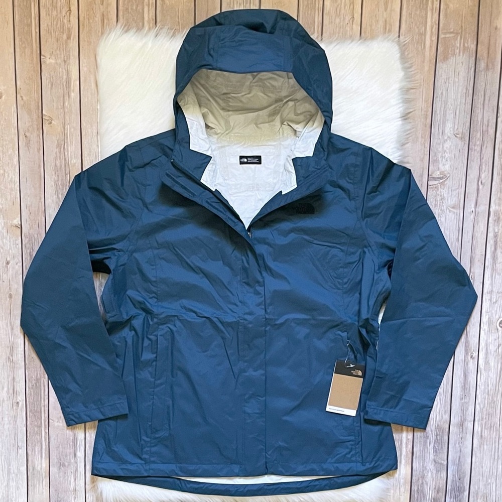 The North Face Women’s Venture 2 Rain Jacket In Monterey Blue